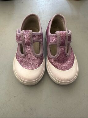 Vans Kids Glitter Mary Jane Sneakers - purple